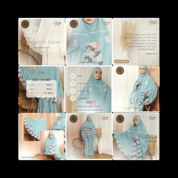 Modest fashion Instagram feed