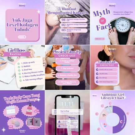 Wellness brand Instagram feed